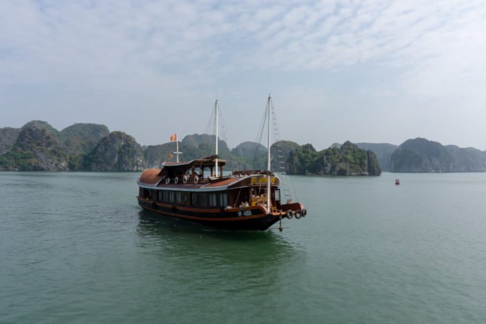 Boot in der Halong Bucht