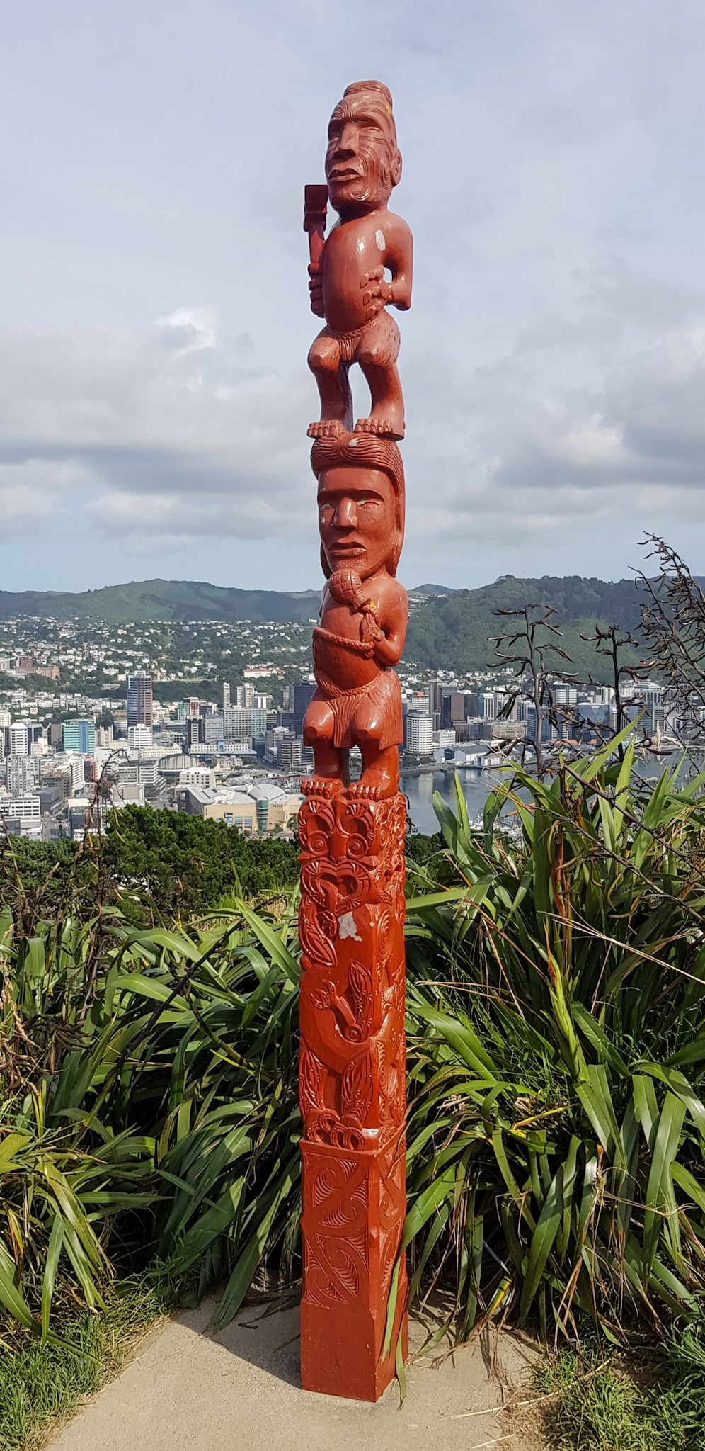 Skulptur am Mount Victoria Aussichtpunkt